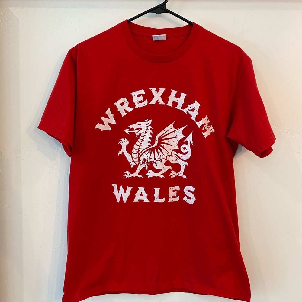 WREXHAM Wales Graphic Tee NEVER WORN